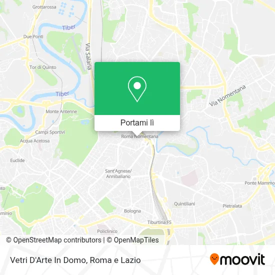 Mappa Vetri D'Arte In Domo