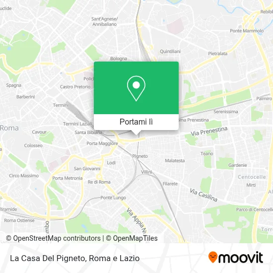 Mappa La Casa Del Pigneto