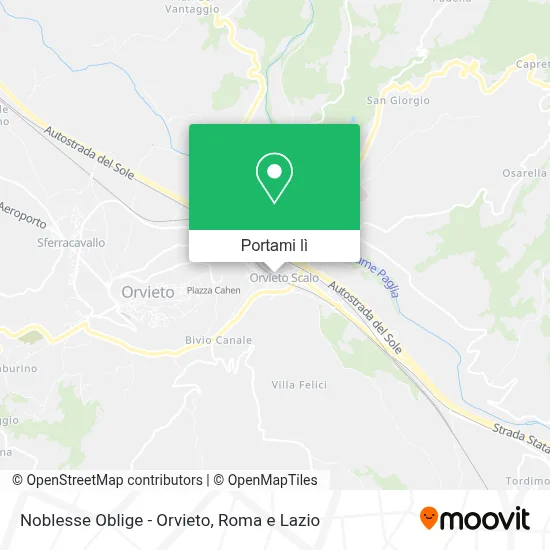 Mappa Noblesse Oblige - Orvieto