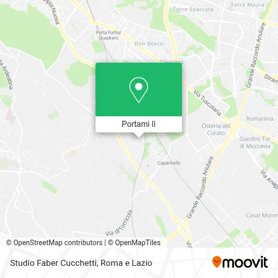 Mappa Studio Faber Cucchetti
