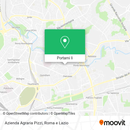Mappa Azienda Agraria Pizzi