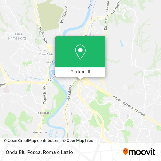 Mappa Onda Blu Pesca