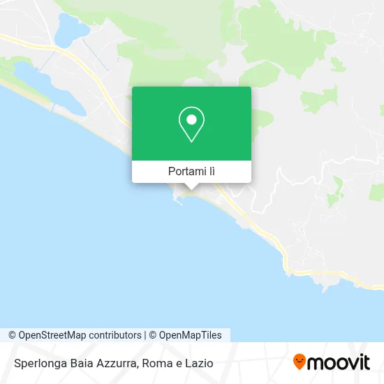 Mappa Sperlonga Baia Azzurra