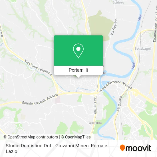 Mappa Studio Dentistico Dott. Giovanni Mineo
