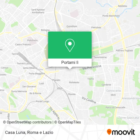 Mappa Casa Luna