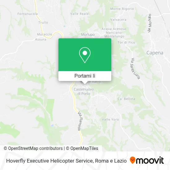 Mappa Hoverfly Executive Helicopter Service