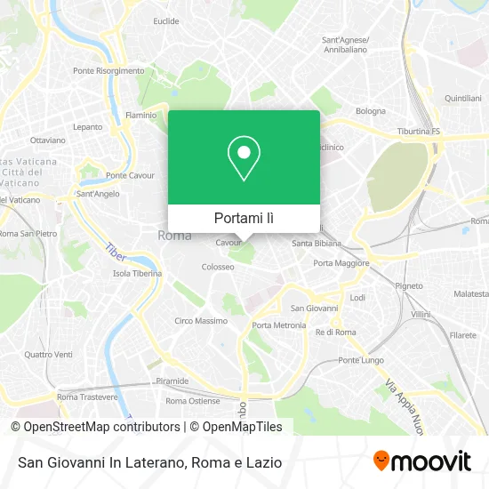 Mappa San Giovanni In Laterano