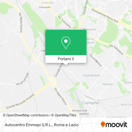 Mappa Autocentro Emmepi S.R.L.