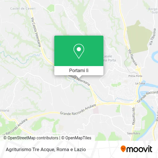 Mappa Agriturismo Tre Acque