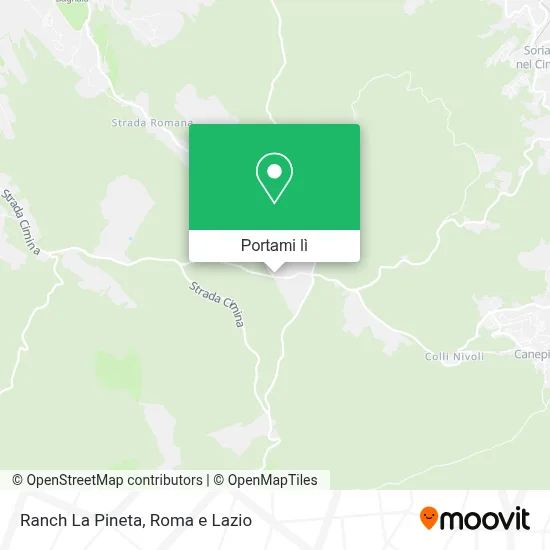 Mappa Ranch La Pineta