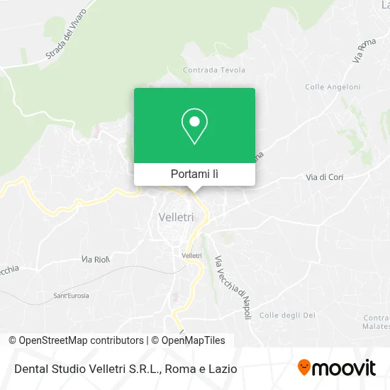 Mappa Dental Studio Velletri S.R.L.