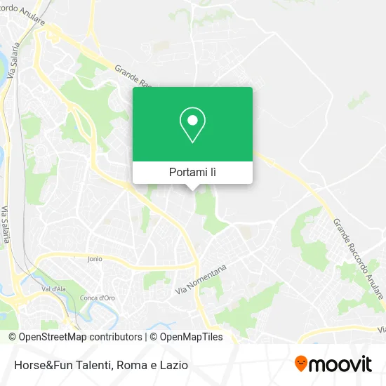 Mappa Horse&Fun Talenti