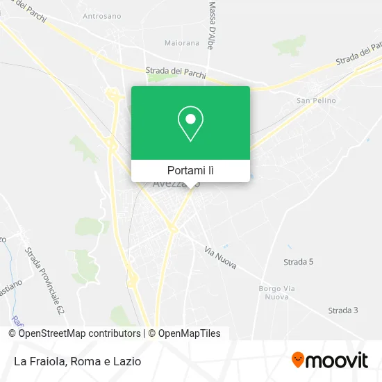 Mappa La Fraiola