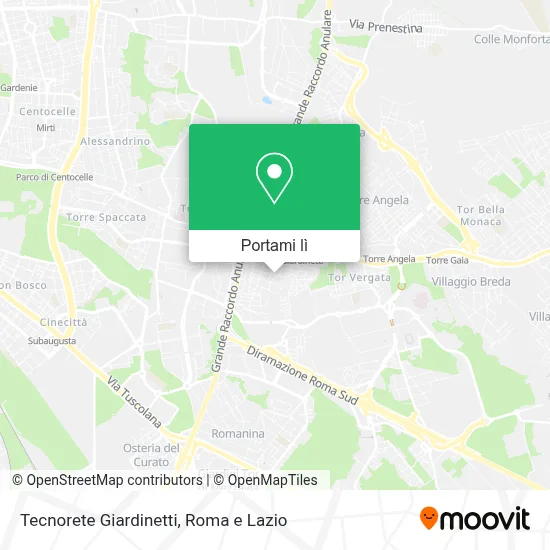 Mappa Tecnorete Giardinetti