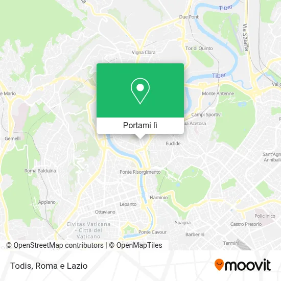 Mappa Todis
