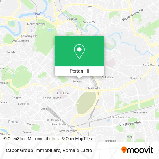Mappa Caber Group Immobiliare