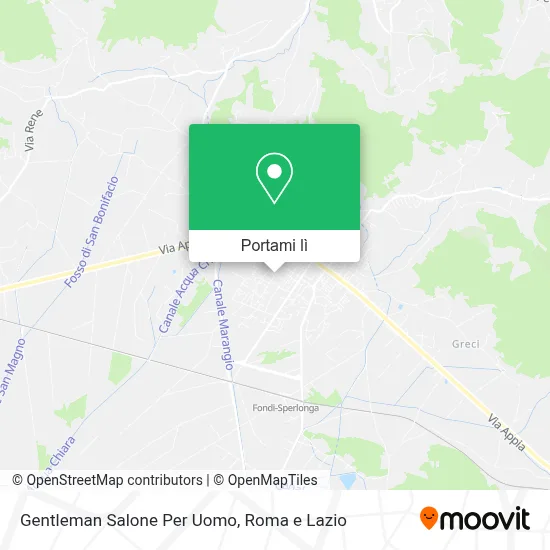 Mappa Gentleman Salone Per Uomo