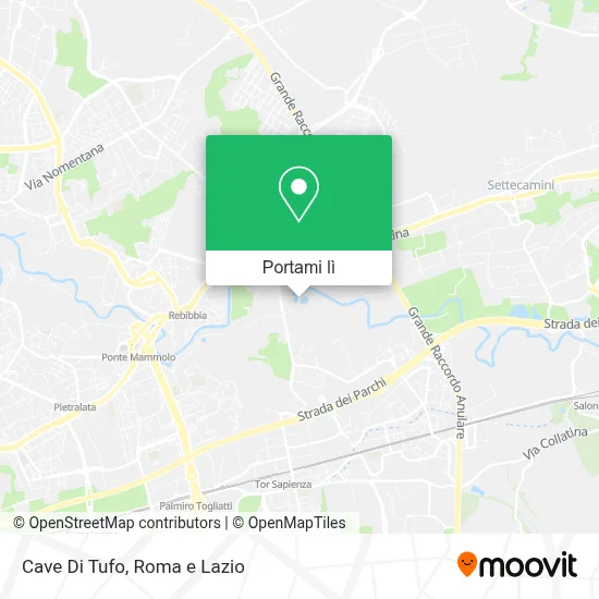 Mappa Cave Di Tufo