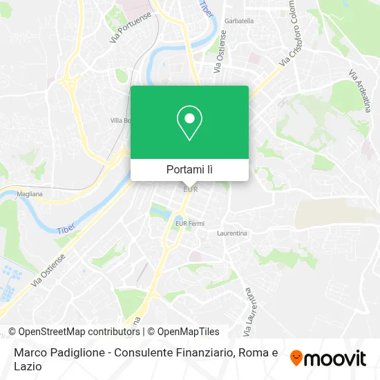 Mappa Marco Padiglione - Consulente Finanziario