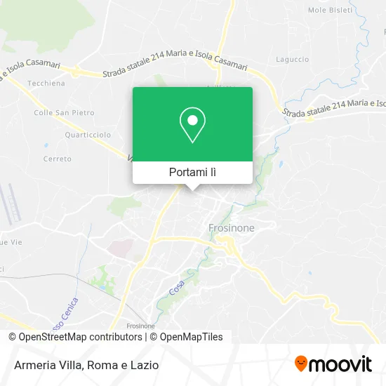 Mappa Armeria Villa