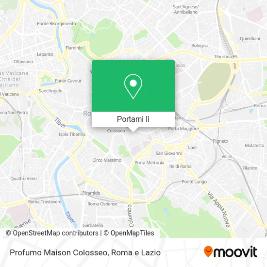Mappa Profumo Maison Colosseo