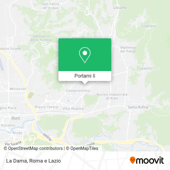 Mappa La Dama