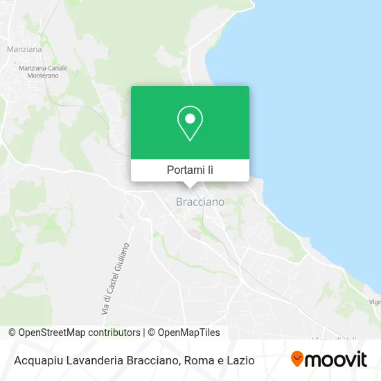 Mappa Acquapiu Lavanderia Bracciano