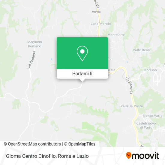 Mappa Gioma Centro Cinofilo