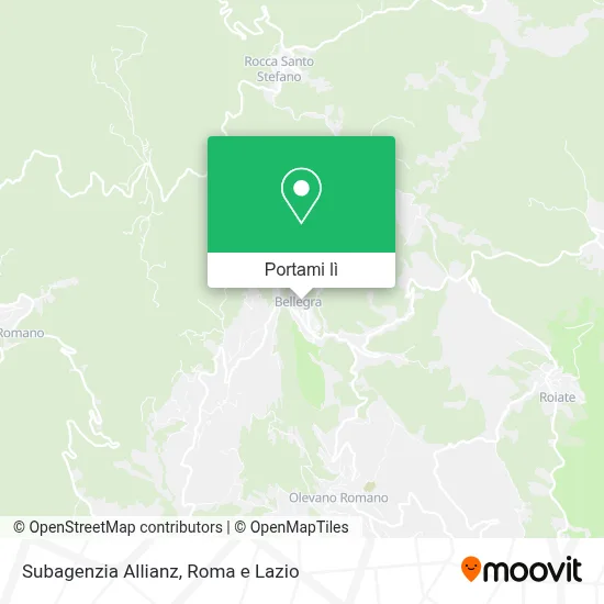 Mappa Subagenzia Allianz