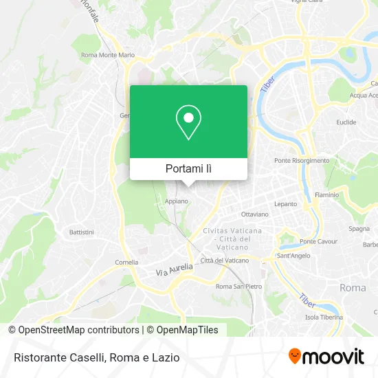 Mappa Ristorante Caselli