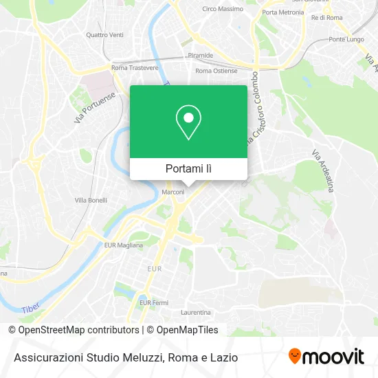 Mappa Assicurazioni Studio Meluzzi