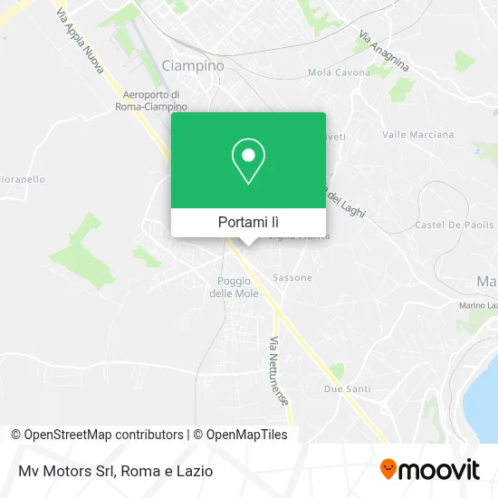 Mappa Mv Motors Srl