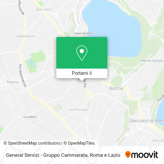 Mappa General Servizi - Gruppo Cammarata