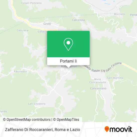 Mappa Zafferano Di Roccaranieri