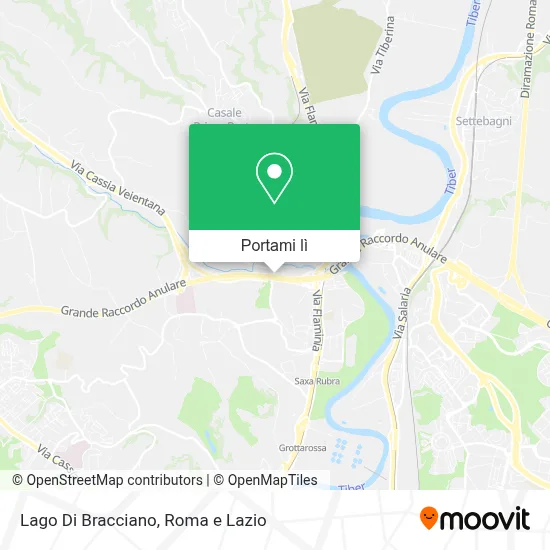 Mappa Lago Di Bracciano