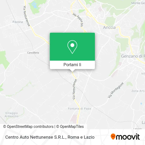 Mappa Centro Auto Nettunense S.R.L.