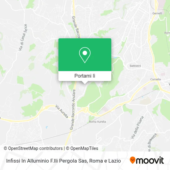 Mappa Infissi In Alluminio F.lli Pergola Sas