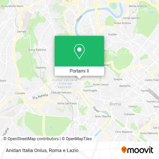 Mappa Anidan Italia Onlus