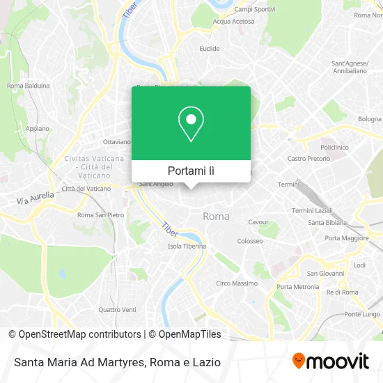 Mappa Santa Maria Ad Martyres