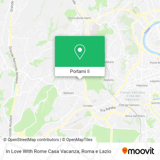 Mappa In Love With Rome Casa Vacanza