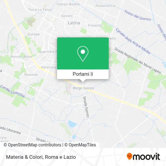 Mappa Materia & Colori