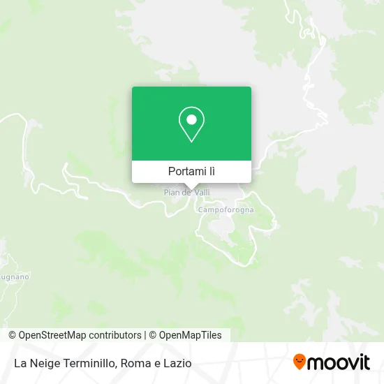 Mappa La Neige Terminillo