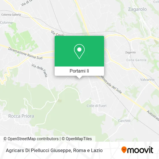 Mappa Agricars Di Piellucci Giuseppe