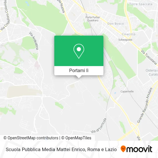 Mappa Scuola Pubblica Media Mattei Enrico