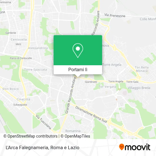 Mappa L'Arca Falegnameria