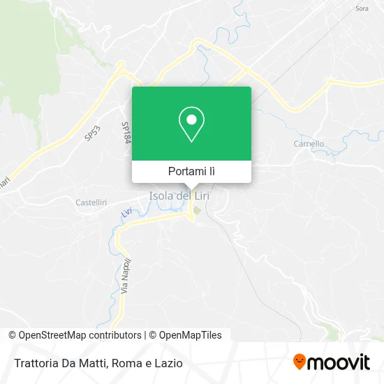 Mappa Trattoria Da Matti