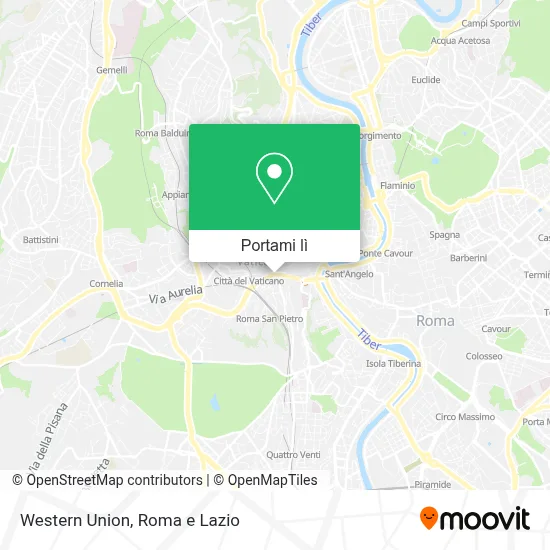 Mappa Western Union