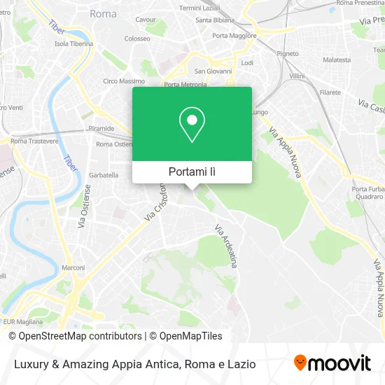 Mappa Luxury & Amazing Appia Antica