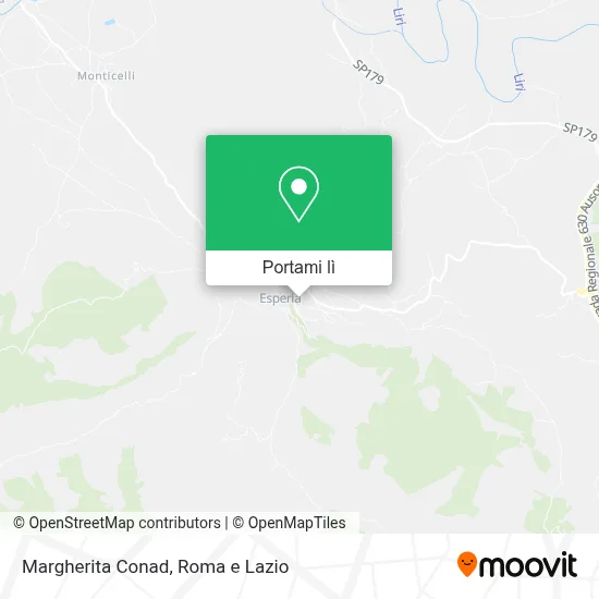 Mappa Margherita Conad