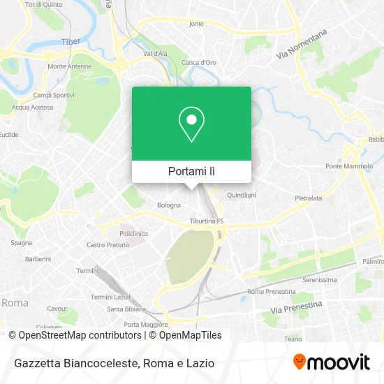 Mappa Gazzetta Biancoceleste